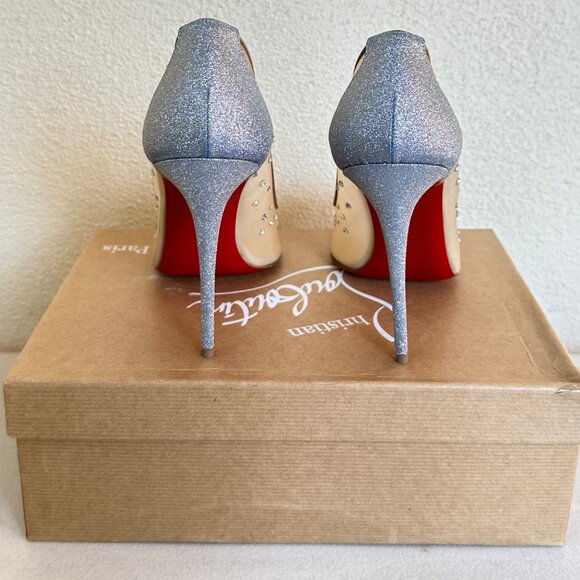 Christian Louboutin Mini Glitter Follies Strass Pump - Picture 4 of 9